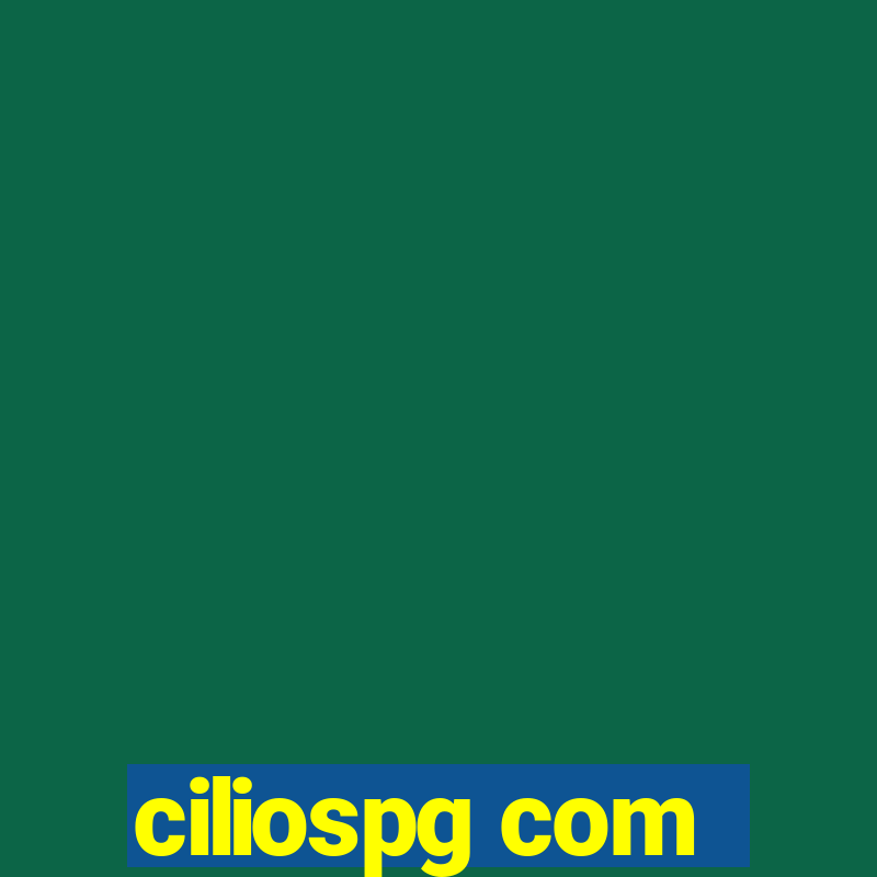 ciliospg com